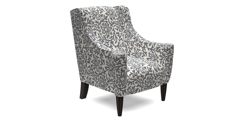 Sennen Chair in Harris Tweed Huntsman Check Mountain Bracken