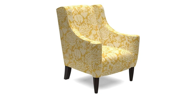 Sennen Chair in Harris Tweed Huntsman Check Mountain Bracken