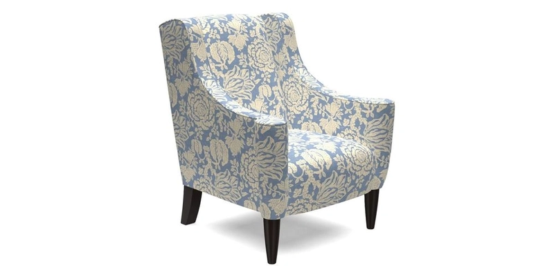 Sennen Chair in Harris Tweed Huntsman Check Mountain Bracken