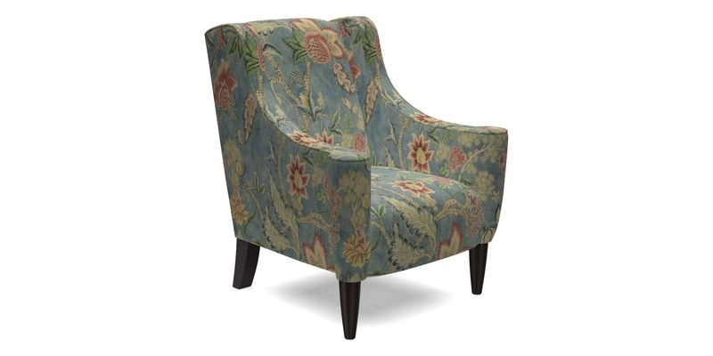 Sennen Chair in Harris Tweed Huntsman Check Mountain Bracken