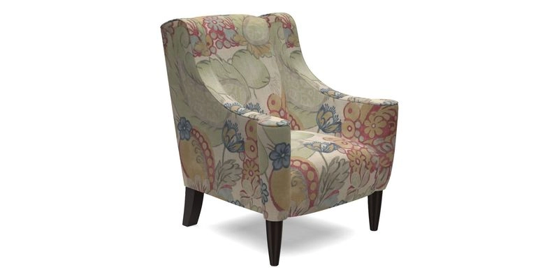 Sennen Chair in Harris Tweed Huntsman Check Mountain Bracken