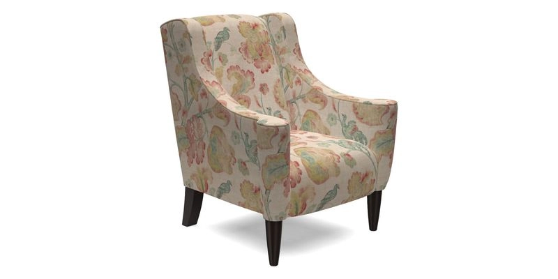 Sennen Chair in Harris Tweed Huntsman Check Mountain Bracken