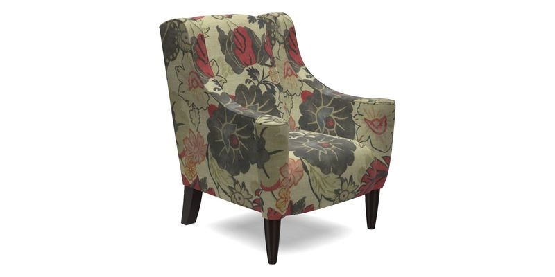 Sennen Chair in Harris Tweed Huntsman Check Mountain Bracken