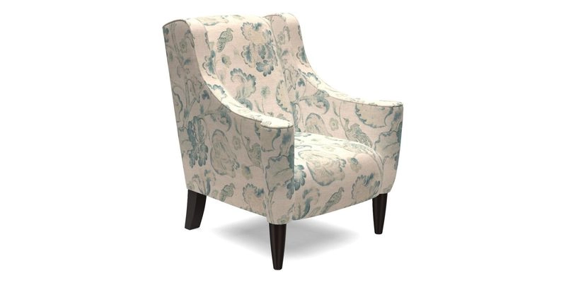 Sennen Chair in Harris Tweed Huntsman Check Mountain Bracken