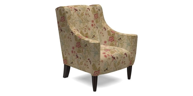 Sennen Chair in Harris Tweed Huntsman Check Mountain Bracken