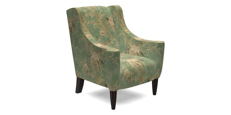 Sennen Chair in Harris Tweed Huntsman Check Mountain Bracken