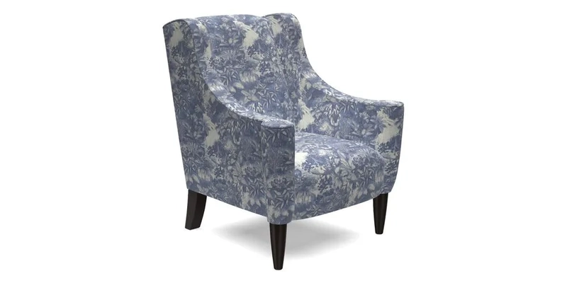 Sennen Chair in Harris Tweed Huntsman Check Mountain Bracken