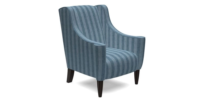 Sennen Chair in Harris Tweed Huntsman Check Mountain Bracken