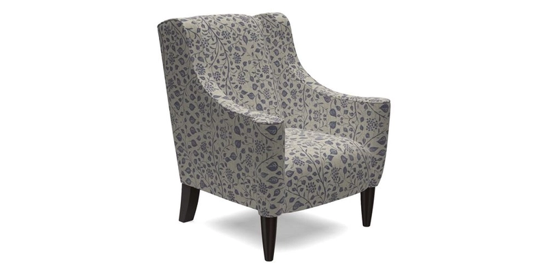 Sennen Chair in Harris Tweed Huntsman Check Mountain Bracken