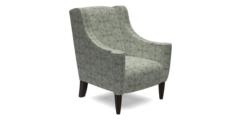 Sennen Chair in Harris Tweed Huntsman Check Mountain Bracken