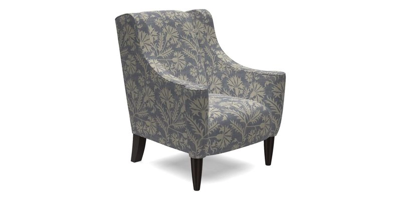 Sennen Chair in Harris Tweed Huntsman Check Mountain Bracken