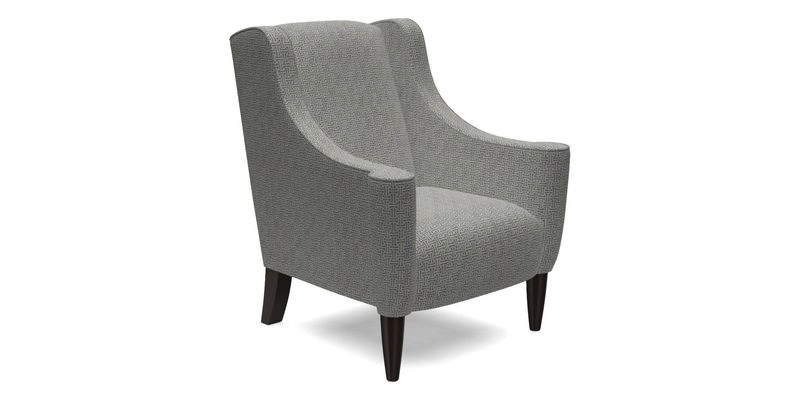 Sennen Chair in Harris Tweed Huntsman Check Mountain Bracken