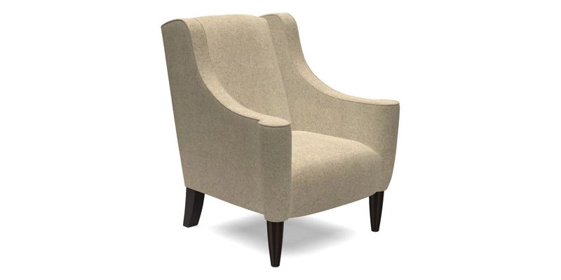 Sennen Chair in Harris Tweed Huntsman Check Mountain Bracken