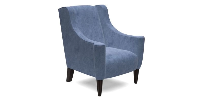 Sennen Chair in Harris Tweed Huntsman Check Mountain Bracken