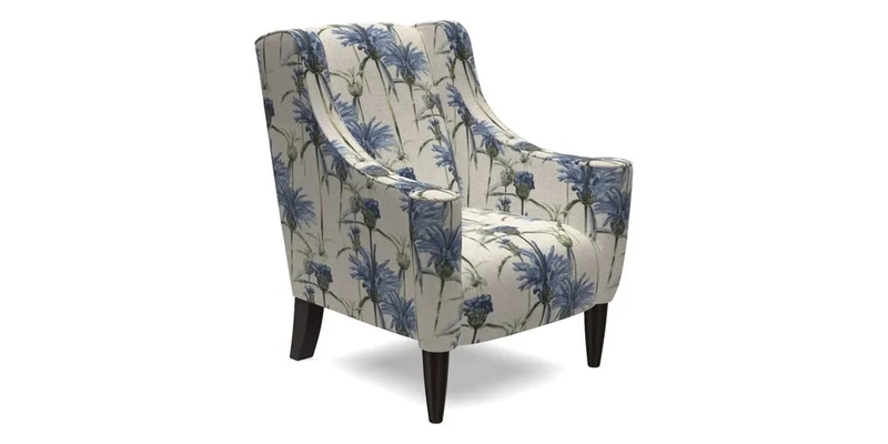 Sennen Chair in Harris Tweed Huntsman Check Mountain Bracken