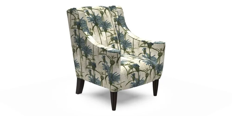 Sennen Chair in Harris Tweed Huntsman Check Mountain Bracken