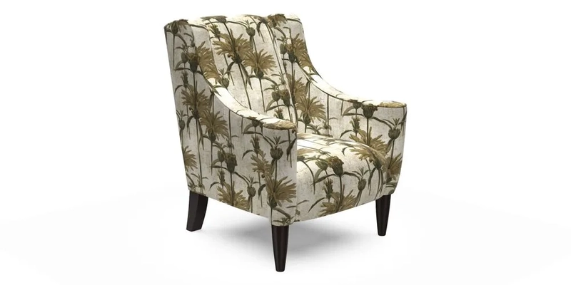 Sennen Chair in Harris Tweed Huntsman Check Mountain Bracken