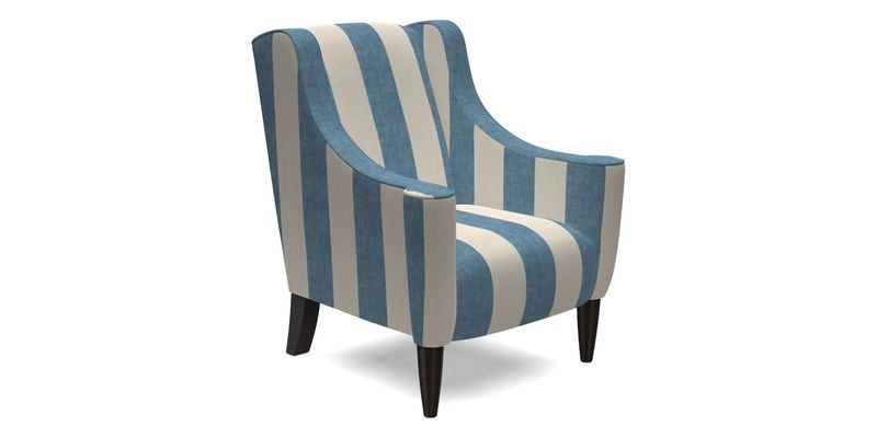 Sennen Chair in Harris Tweed Huntsman Check Mountain Bracken