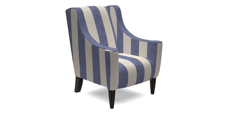 Sennen Chair in Harris Tweed Huntsman Check Mountain Bracken