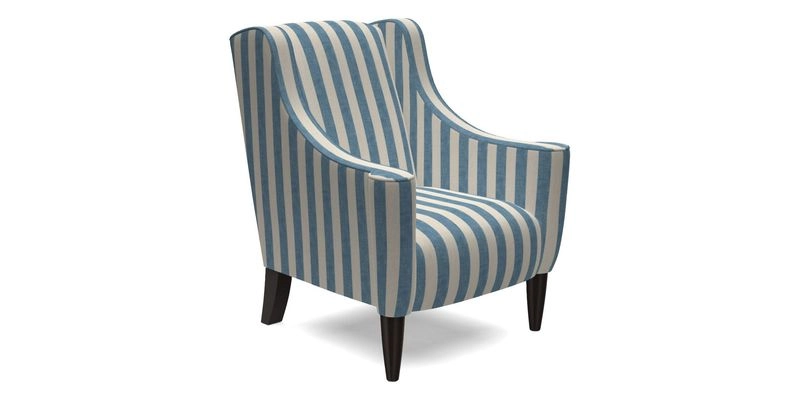 Sennen Chair in Harris Tweed Huntsman Check Mountain Bracken