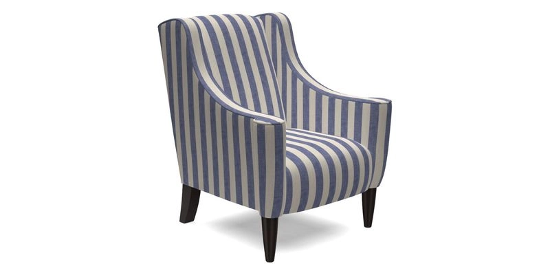 Sennen Chair in Harris Tweed Huntsman Check Mountain Bracken