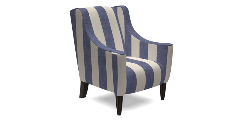 Sennen Chair in Harris Tweed Huntsman Check Mountain Bracken