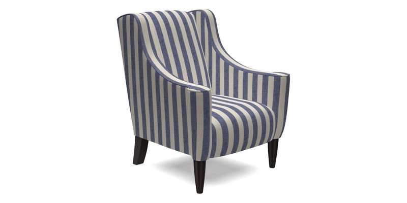 Sennen Chair in Harris Tweed Huntsman Check Mountain Bracken