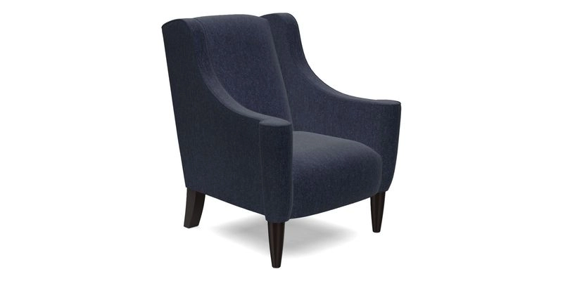 Sennen Chair in Harris Tweed Huntsman Check Mountain Bracken