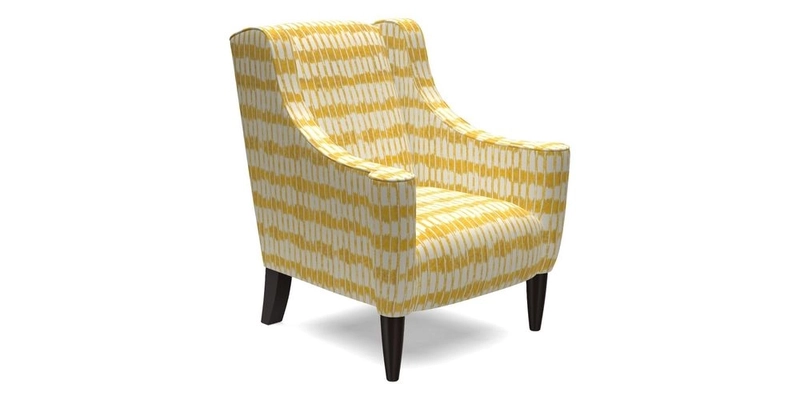 Sennen Chair in Harris Tweed Huntsman Check Mountain Bracken