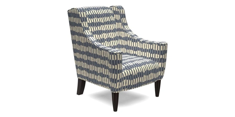 Sennen Chair in Harris Tweed Huntsman Check Mountain Bracken