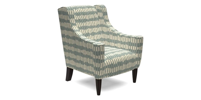 Sennen Chair in Harris Tweed Huntsman Check Mountain Bracken