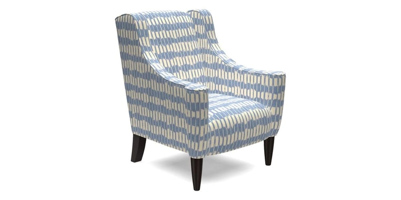 Sennen Chair in Harris Tweed Huntsman Check Mountain Bracken