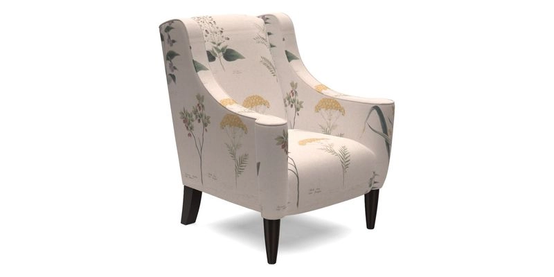 Sennen Chair in Harris Tweed Huntsman Check Mountain Bracken