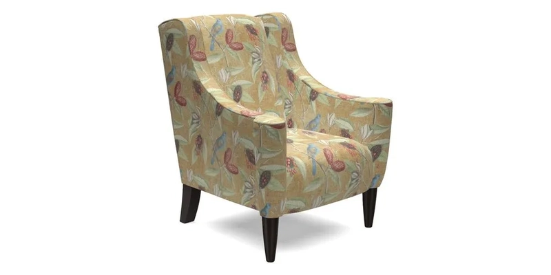 Sennen Chair in Harris Tweed Huntsman Check Mountain Bracken