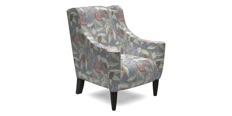 Sennen Chair in Harris Tweed Huntsman Check Mountain Bracken