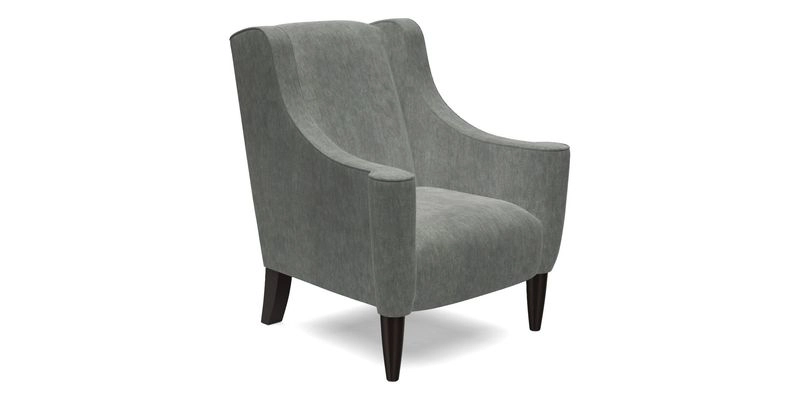 Sennen Chair in Harris Tweed Huntsman Check Mountain Bracken