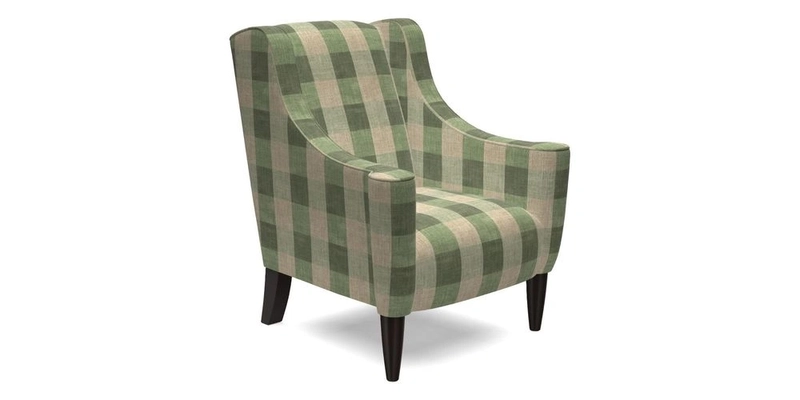 Sennen Chair in Harris Tweed Huntsman Check Mountain Bracken