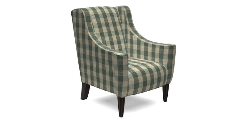 Sennen Chair in Harris Tweed Huntsman Check Mountain Bracken