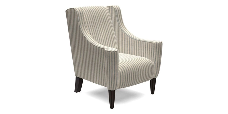 Sennen Chair in Harris Tweed Huntsman Check Mountain Bracken