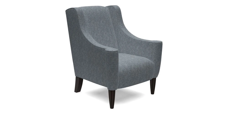 Sennen Chair in Harris Tweed Huntsman Check Mountain Bracken