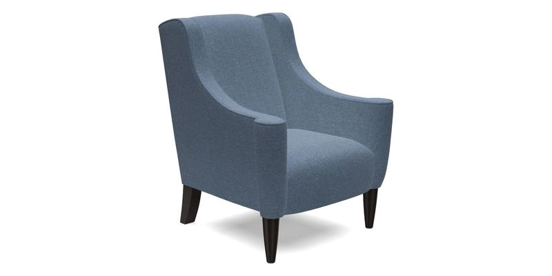 Sennen Chair in Harris Tweed Huntsman Check Mountain Bracken