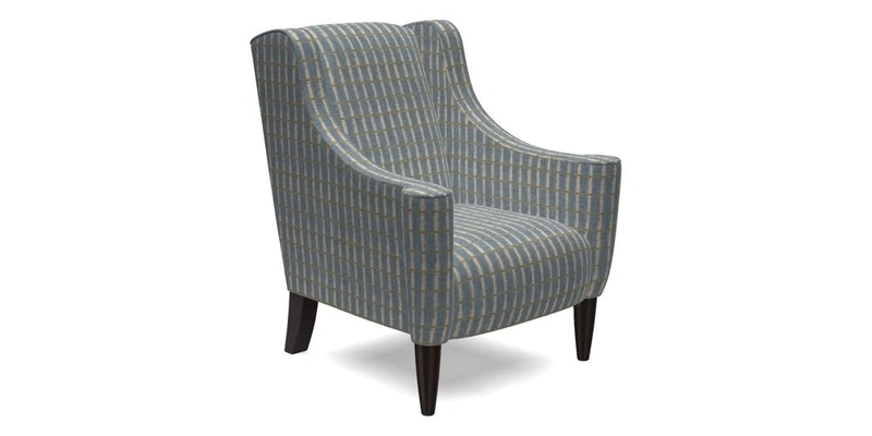 Sennen Chair in Harris Tweed Huntsman Check Mountain Bracken