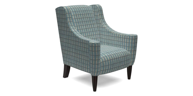 Sennen Chair in Harris Tweed Huntsman Check Mountain Bracken