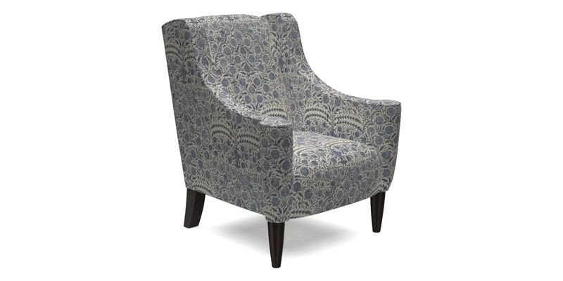 Sennen Chair in Harris Tweed Huntsman Check Mountain Bracken