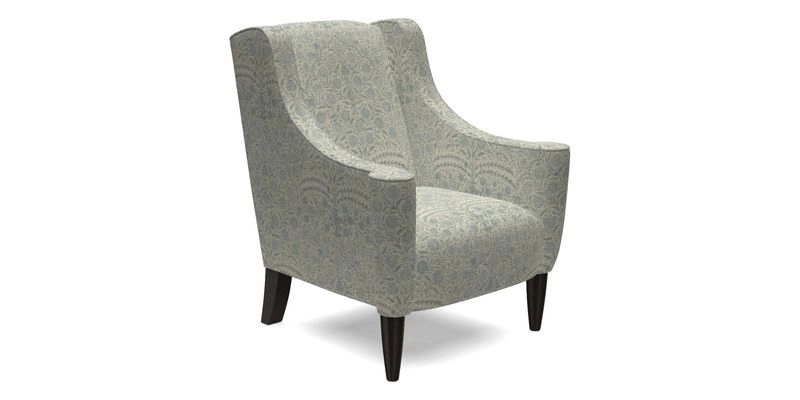 Sennen Chair in Harris Tweed Huntsman Check Mountain Bracken