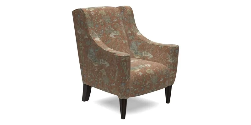 Sennen Chair in Harris Tweed Huntsman Check Mountain Bracken