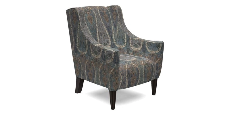 Sennen Chair in Harris Tweed Huntsman Check Mountain Bracken