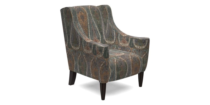 Sennen Chair in Harris Tweed Huntsman Check Mountain Bracken