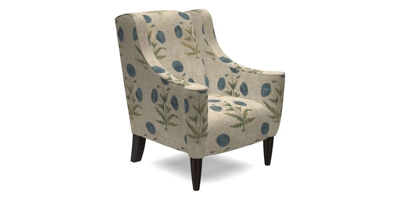 Sennen Chair in Harris Tweed Huntsman Check Mountain Bracken