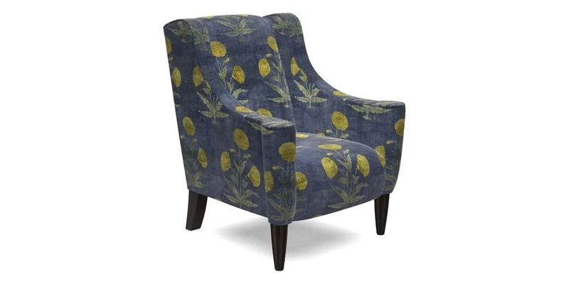 Sennen Chair in Harris Tweed Huntsman Check Mountain Bracken